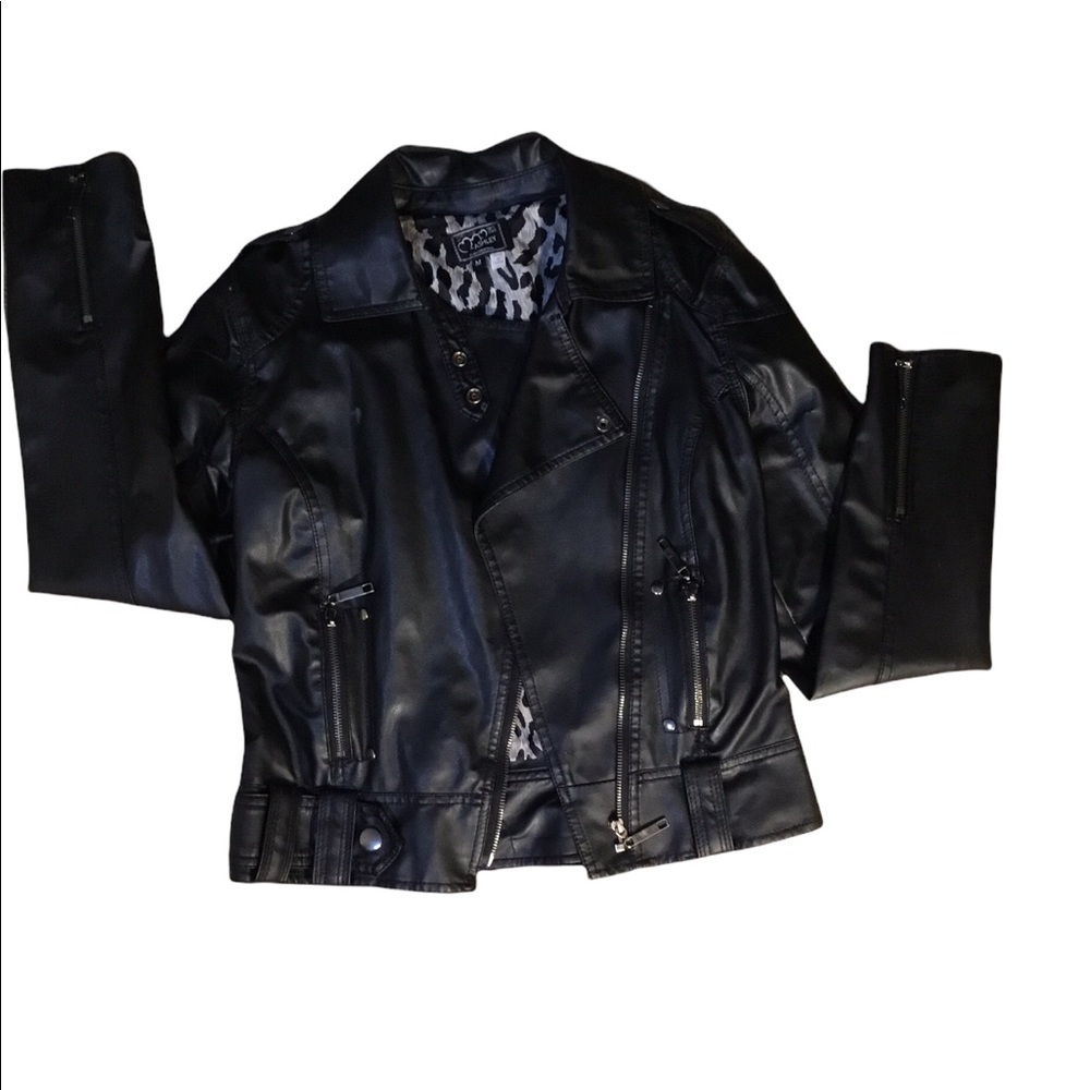Ashley faux leather jacket